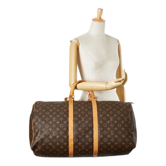 Louis Vuitton Monogram Keepall 55 Boston Bag M41424 - Picture 13 of 13